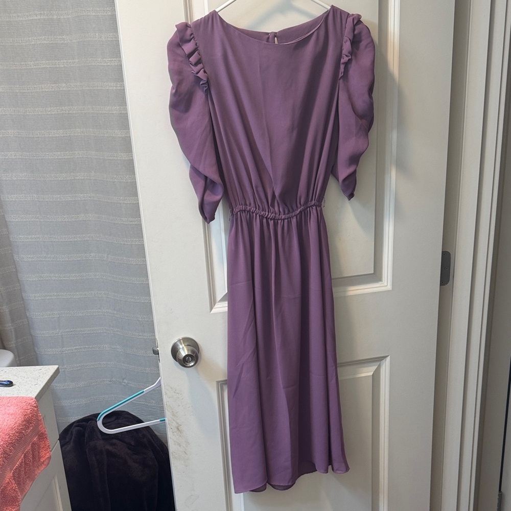 Elegant Purple Women's Dress
